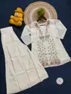 KF 509 Kalaai Silk Embroidery Kurti With Bottom Exporters In India